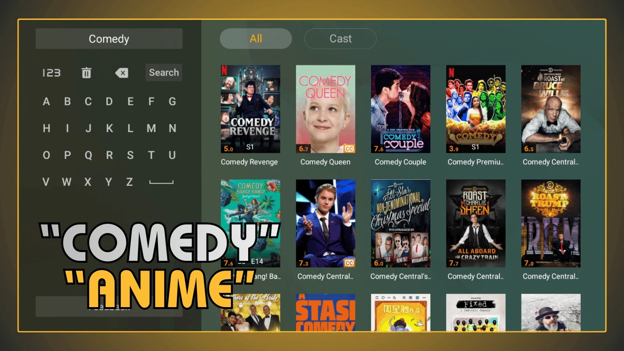 Anime de comédia no YouCine APK