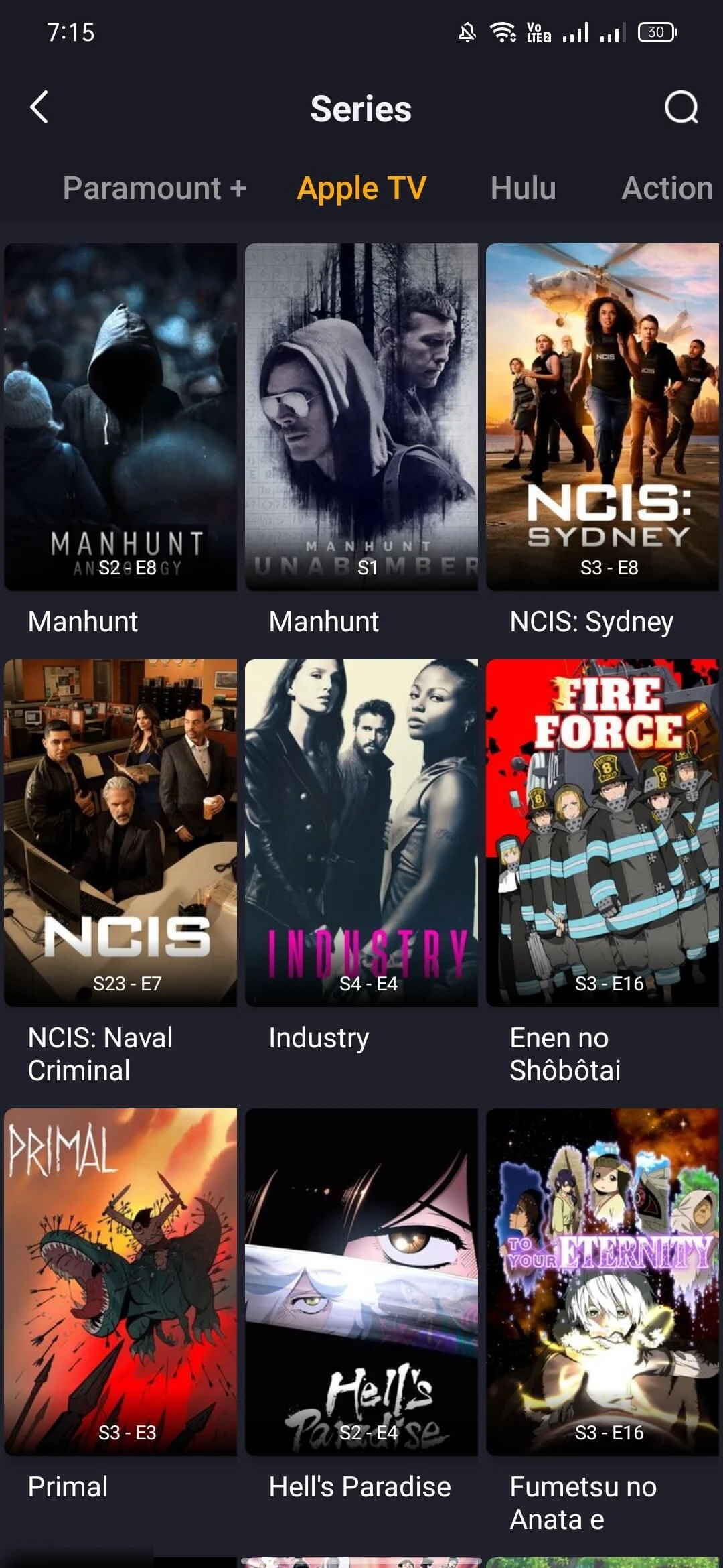 YouCine séries Apple TV