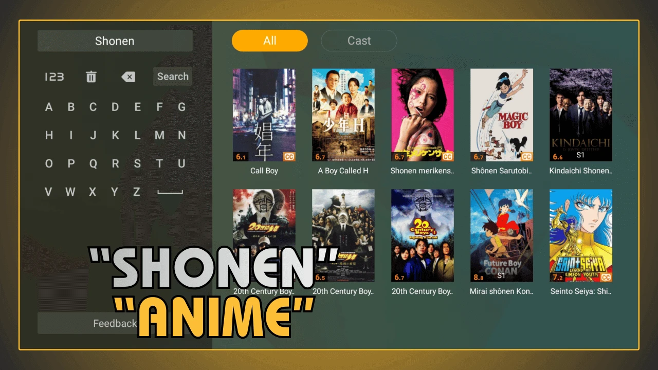 Anime shonen no YouCine APK